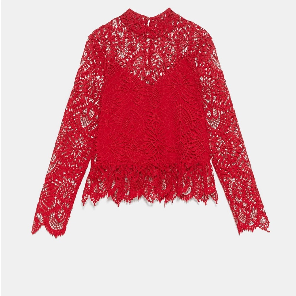Zara lace top